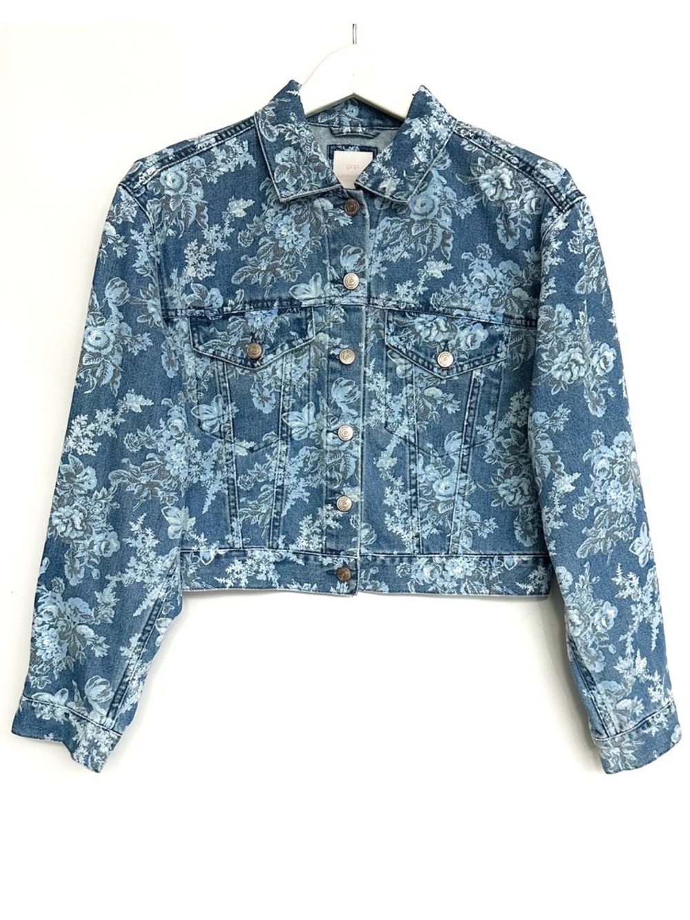 Gap × LoveShackFancy Floral Icon Denim Jacket